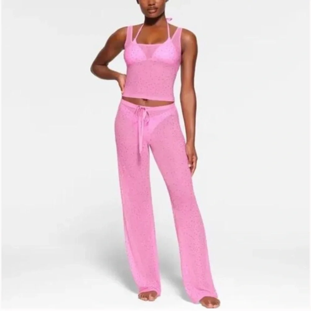 SKIMS Mesh Rhinestone Cover Up